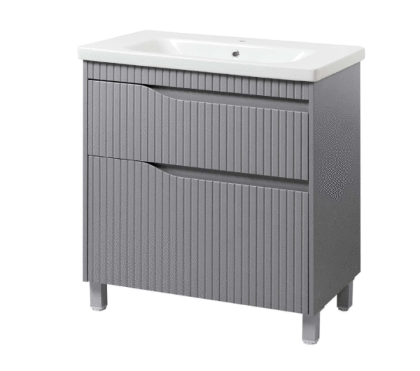 Тумба "Сена" Т8 Mixxus Cubic 60-80, матово-сіра