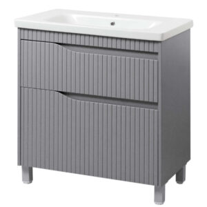 Тумба "Сена" Т8 Mixxus Cubic 60-80, матово-сіра